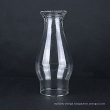 Factory hot sale Custom Oil Glass Lantern Lamp Cover Transparent Glass Chimney Lamp Shade